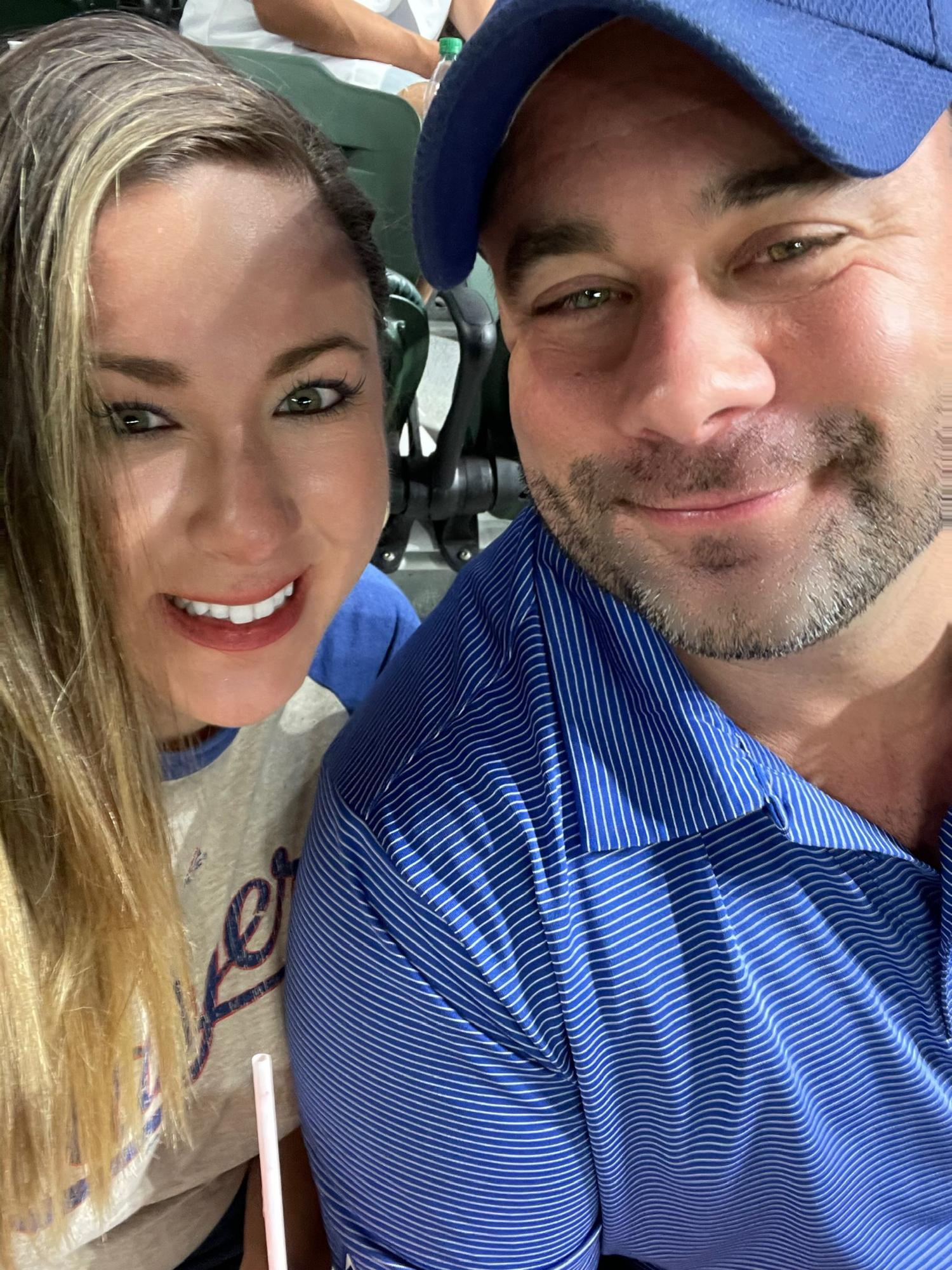 Our first Rangers game together