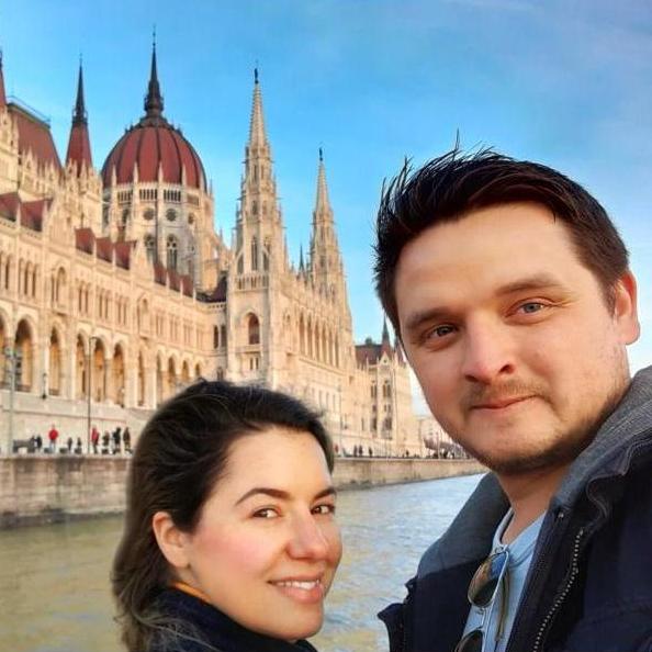 Alex took Grace to his favorite city, Budapest — February 2020