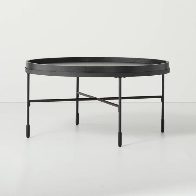Wood & Metal Coffee Table Black - Hearth & Hand™ with Magnolia