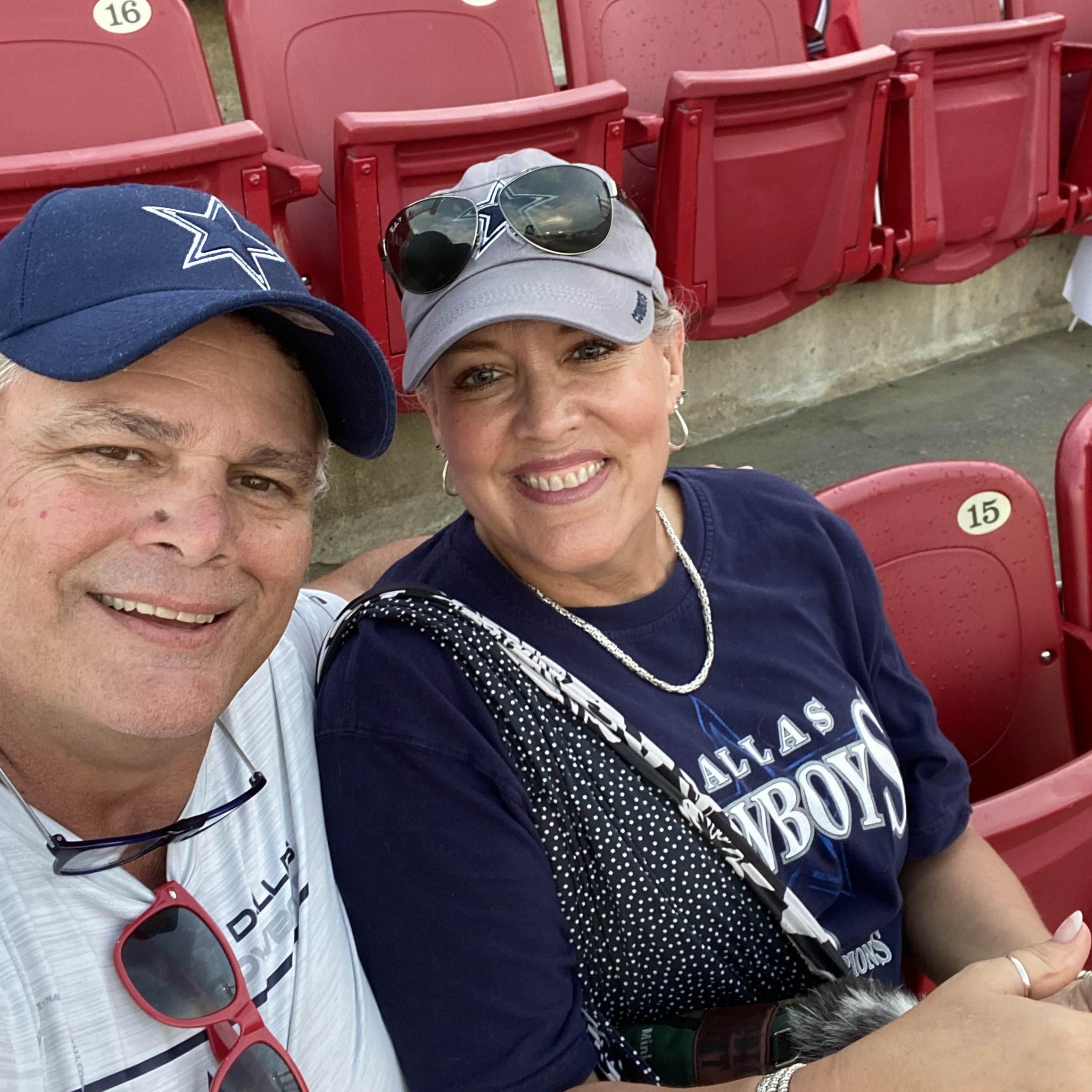 Jim's first Cowboys game in Florida