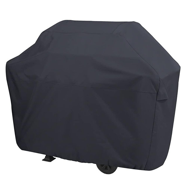 AmazonBasics Gas Grill Barbecue Cover, 60 inch / Medium, Black