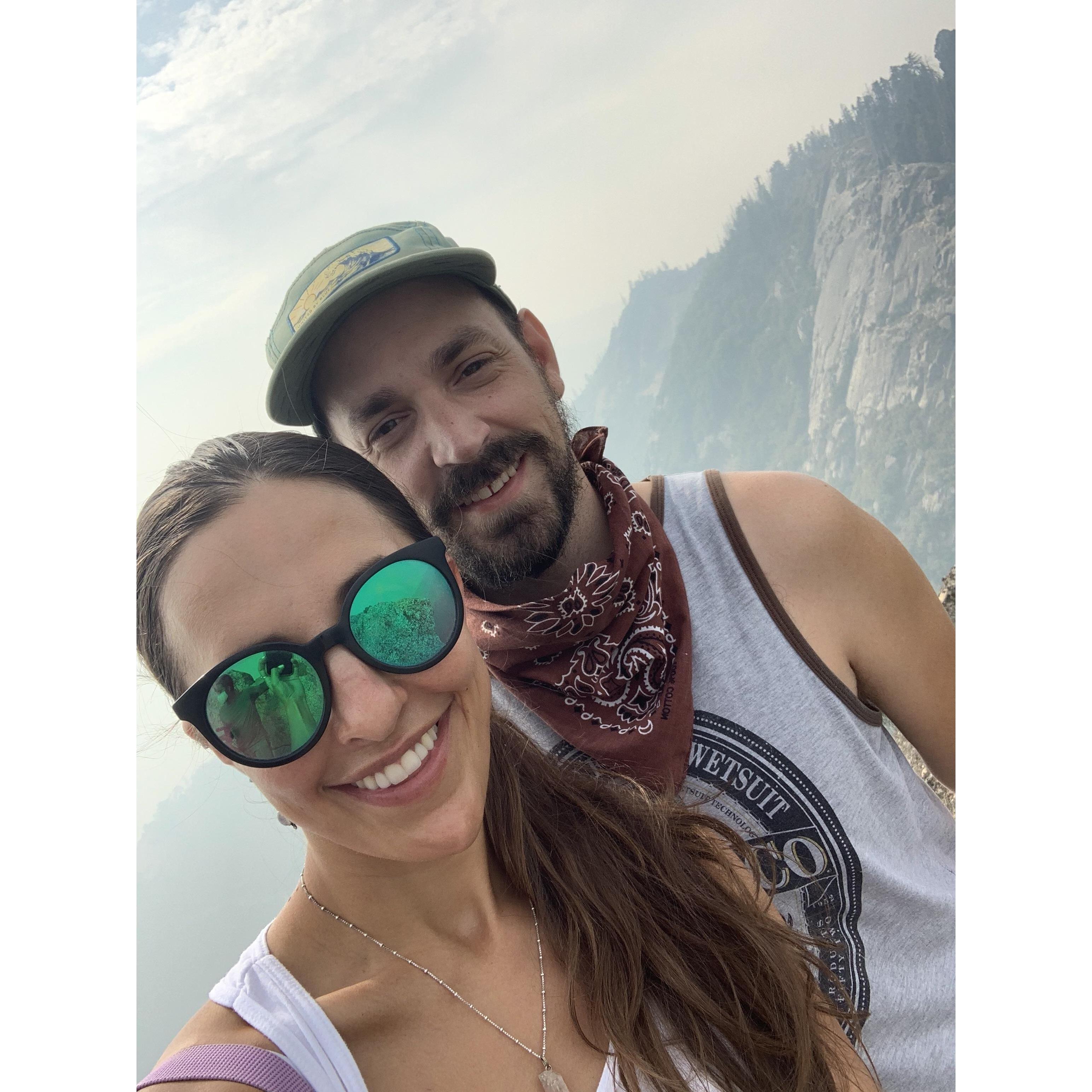 Moro Rock in Sequoia National Forest