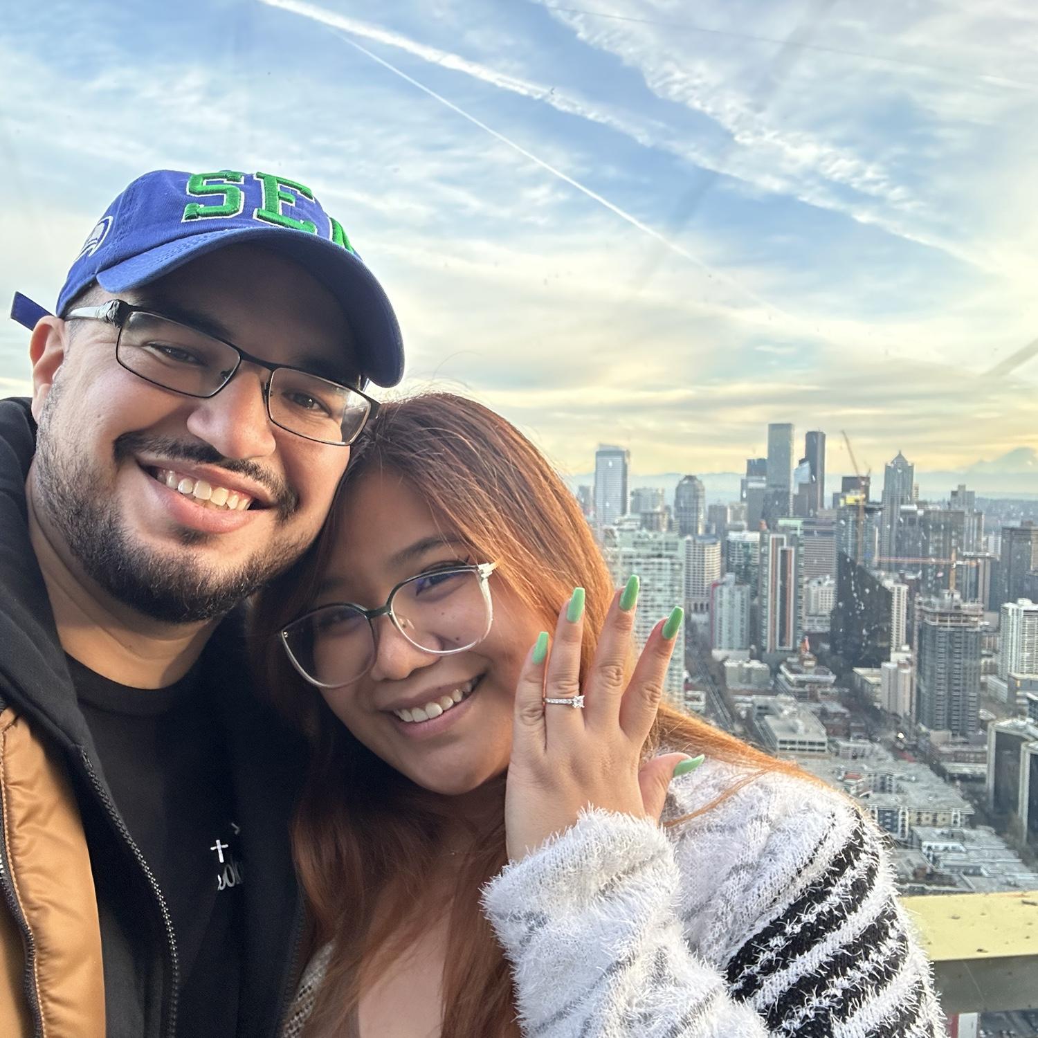 Celebrated for a day in Seattle with the love of my life!