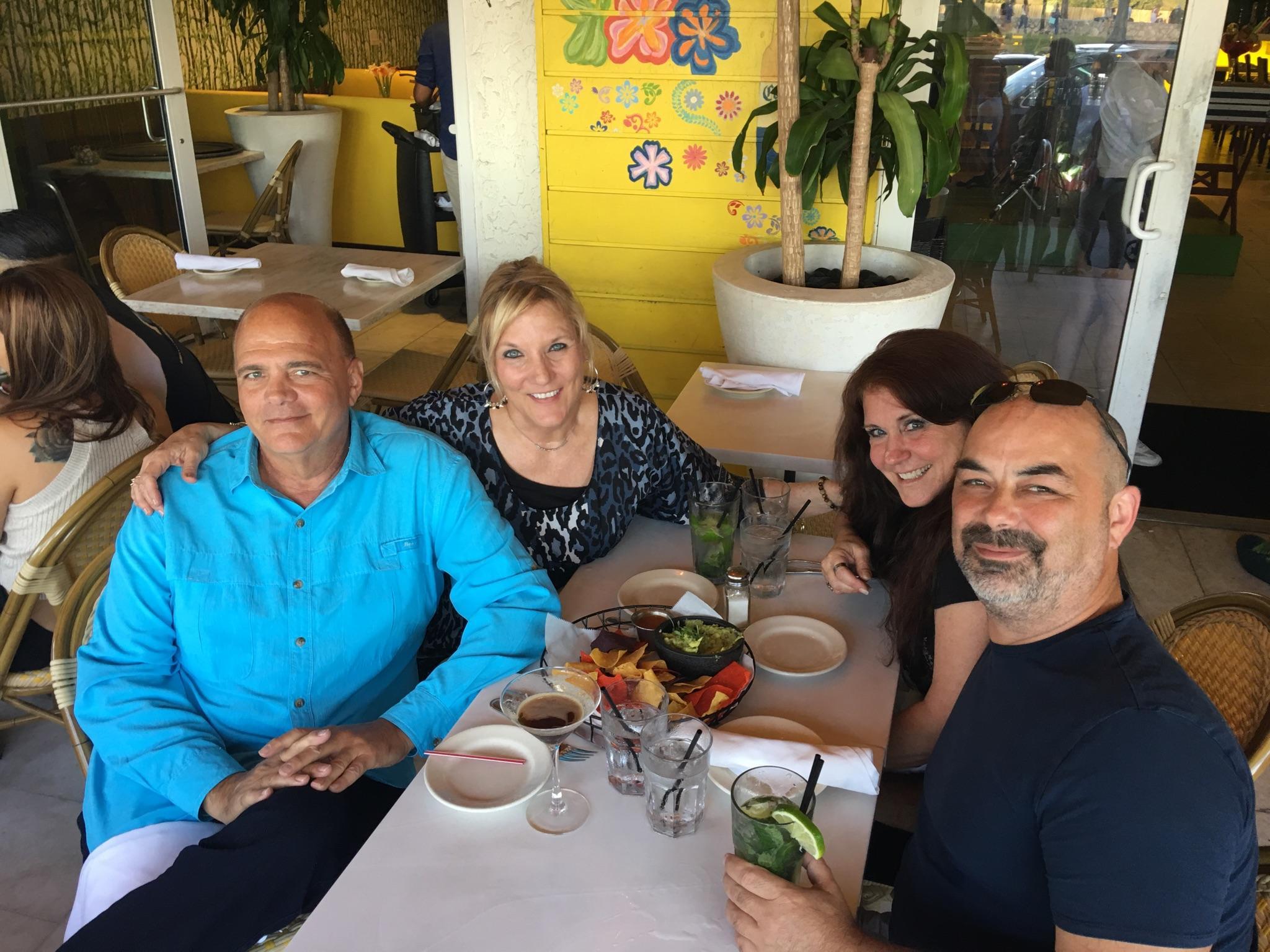 Dave's first South Beach  experience.