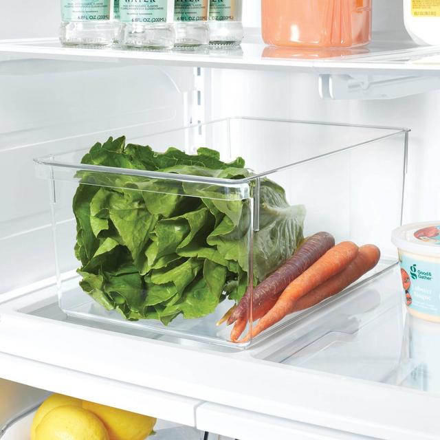 6"x14.5"x9.1" Large Fridge & Pantry Bin Clear - Brightroom™