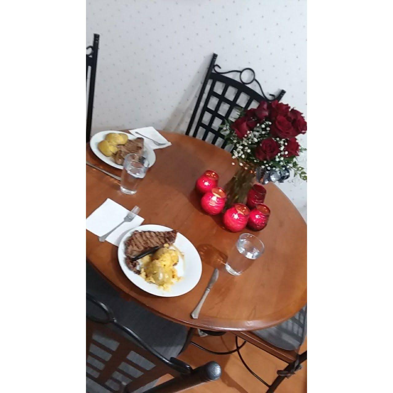 When a meal holds a thousand feelings. Our first homecooked meal.