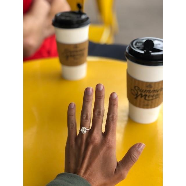 the morning after the proposal - but first, COFFEE