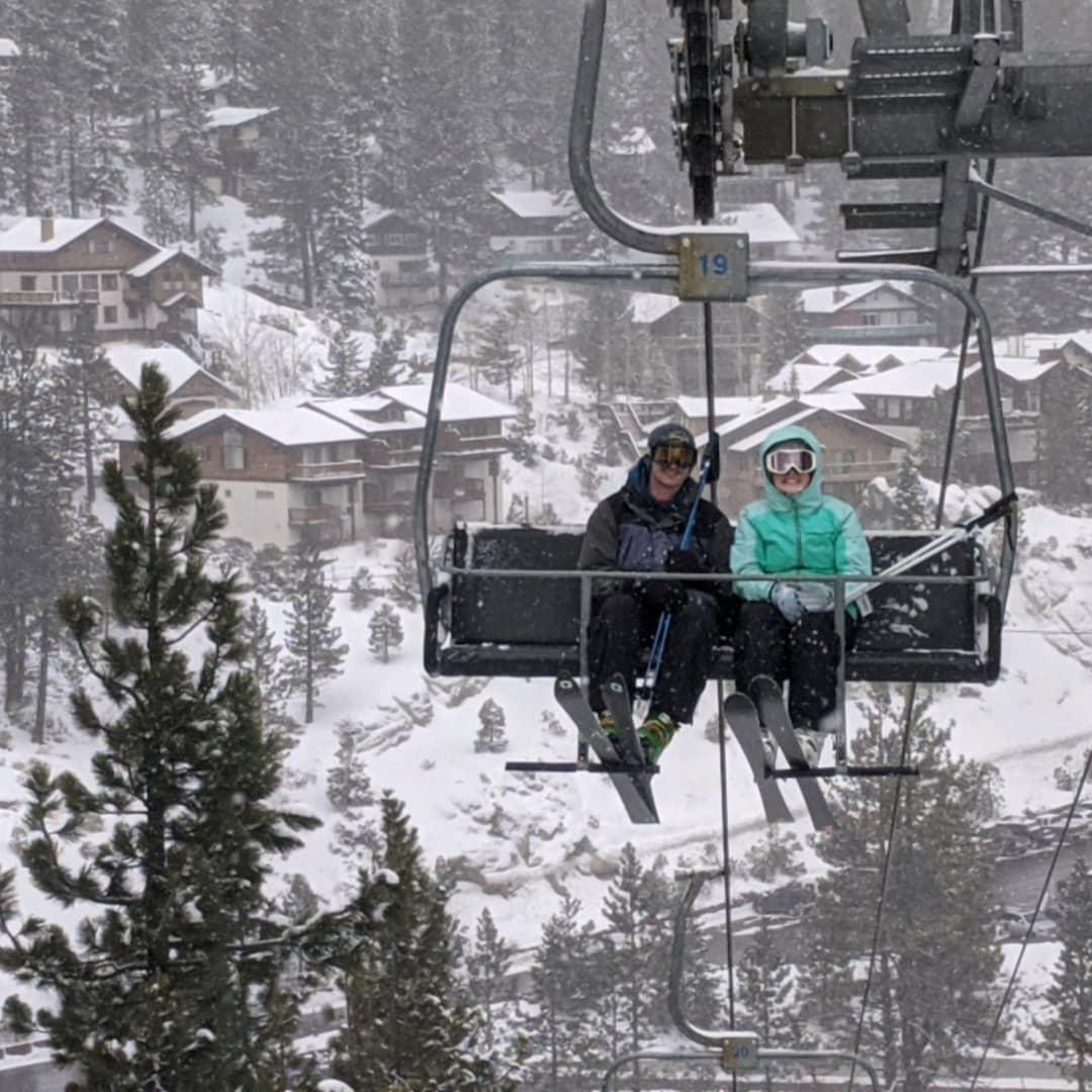 Another snap from a ski day in Tahoe!