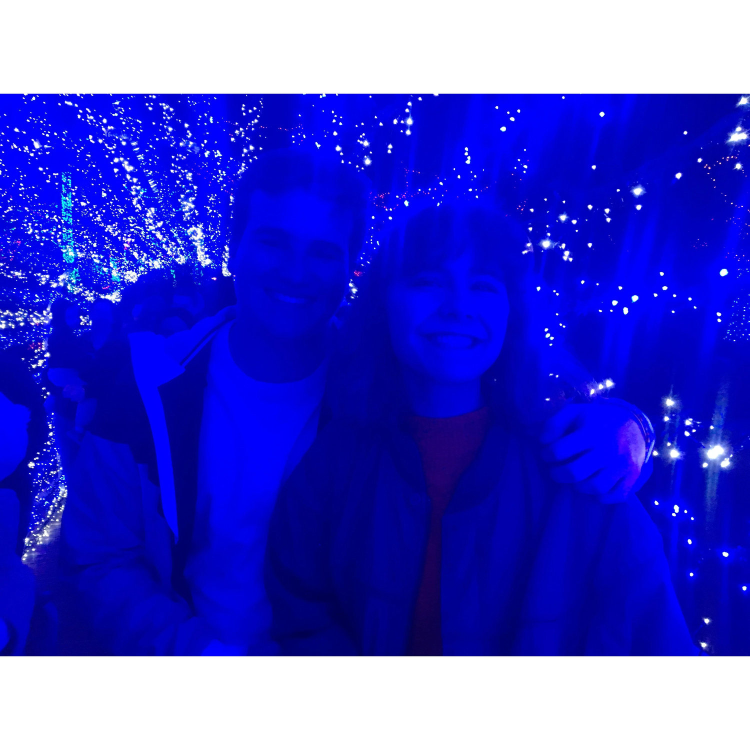 Our first Christmas at the zoo! One of our first dates ever!
