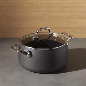 All Clad - All-Clad ® HA Hard-Anodized Non-Stick 4-Qt. Soup Pot with Lid