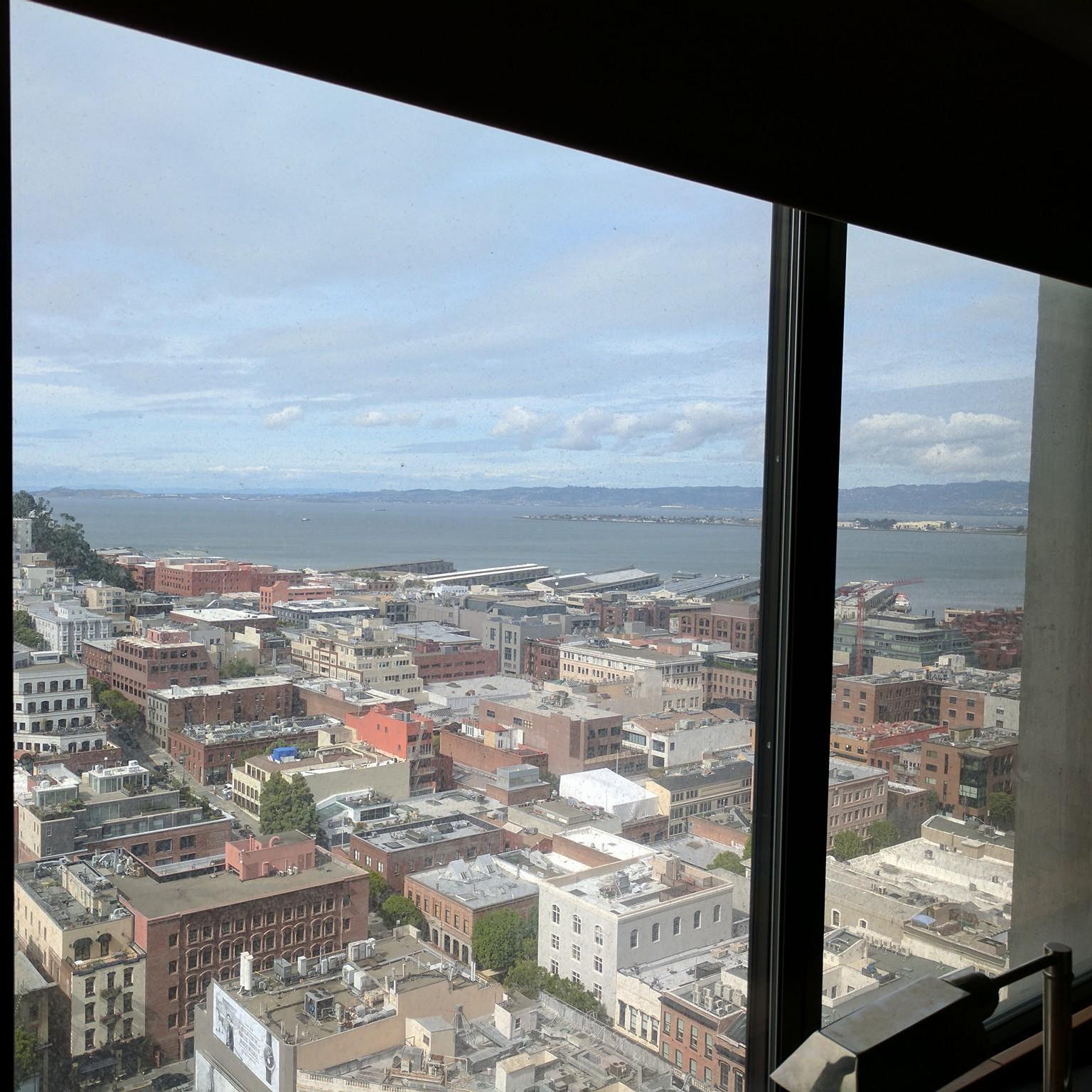 Work trips to San Francisco have their perks with views like that!