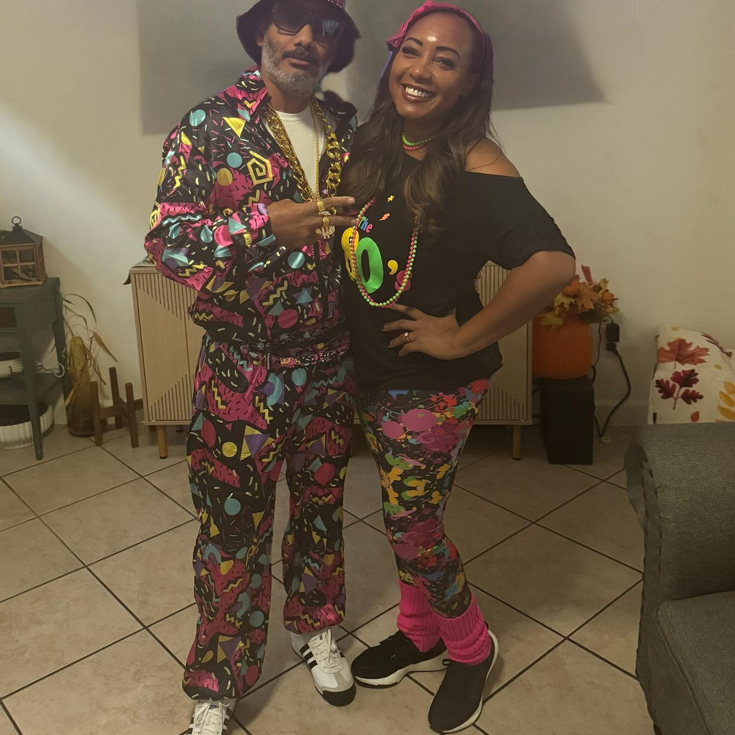 Alex and I were 80s ready for Halloween!