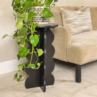Isabel Scalloped Edge Accent Table