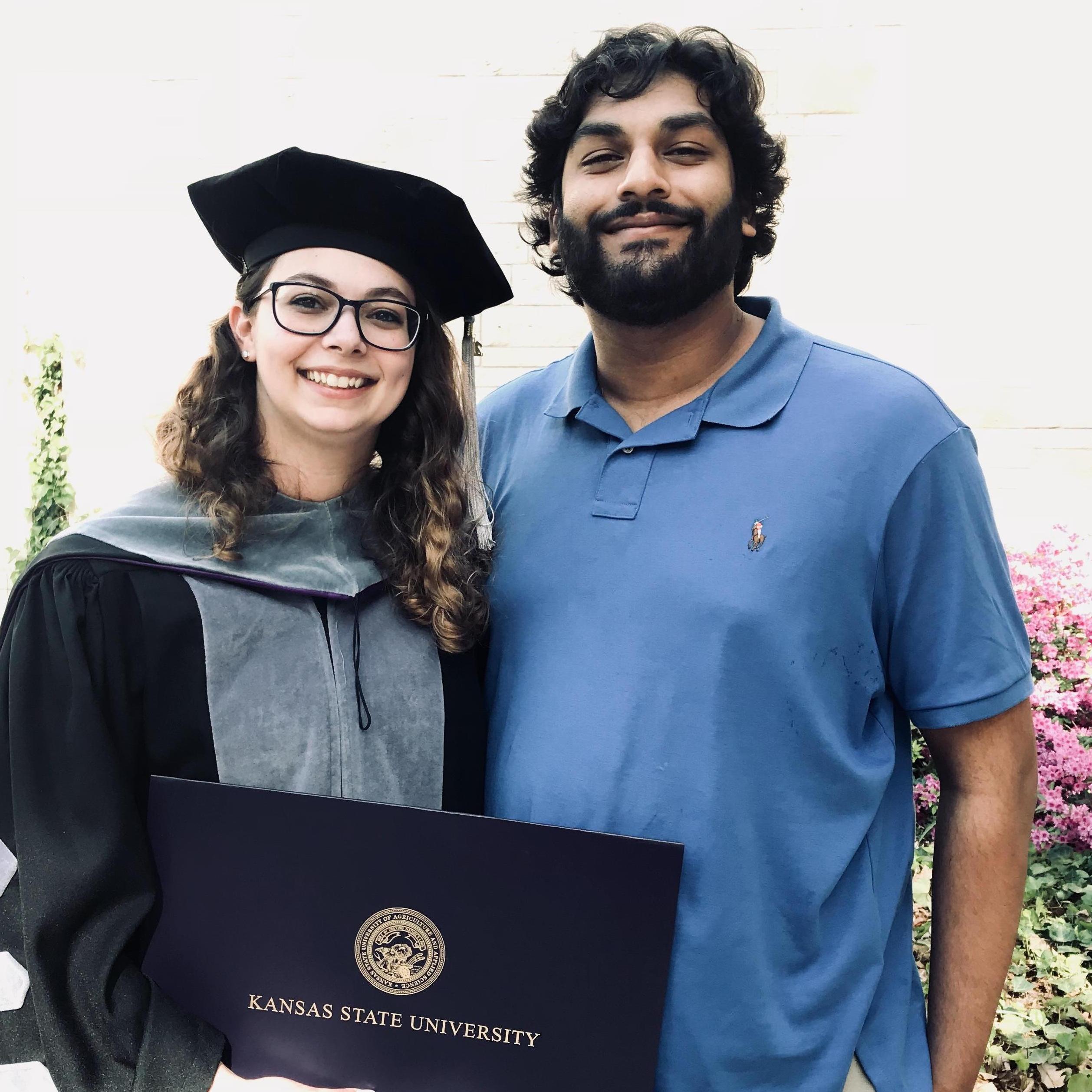 After Keely’s graduation - future Dr. Maharaj, DVM!