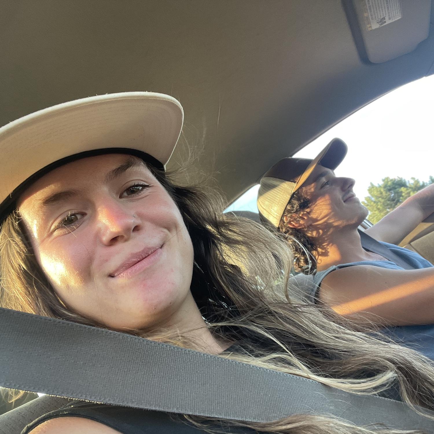 A content car ride home from Leddy park