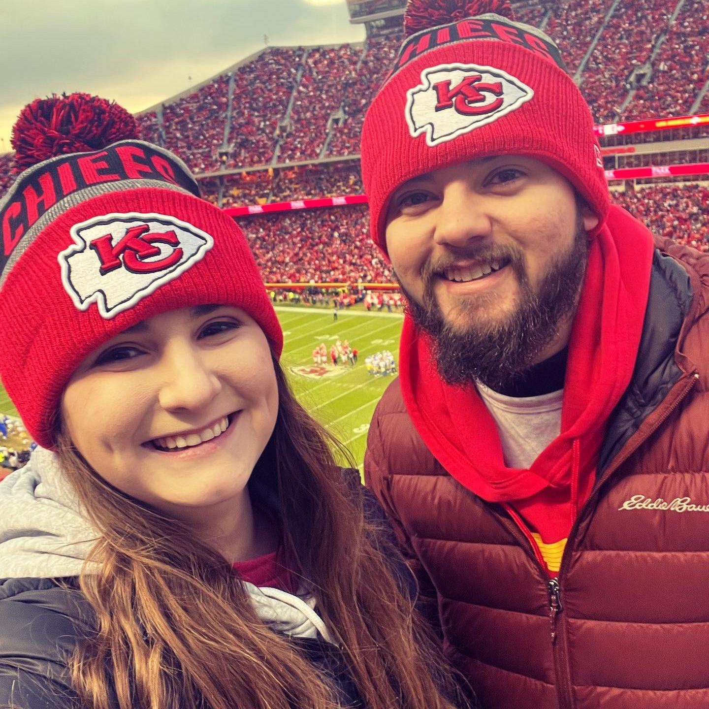 Lifelong Chiefs Fans over here! We love going to games together.