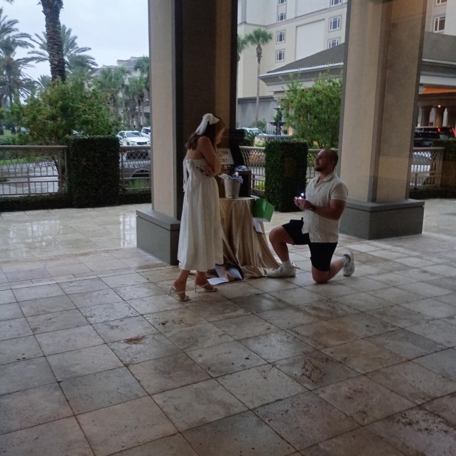 Brendan Popping The Question!