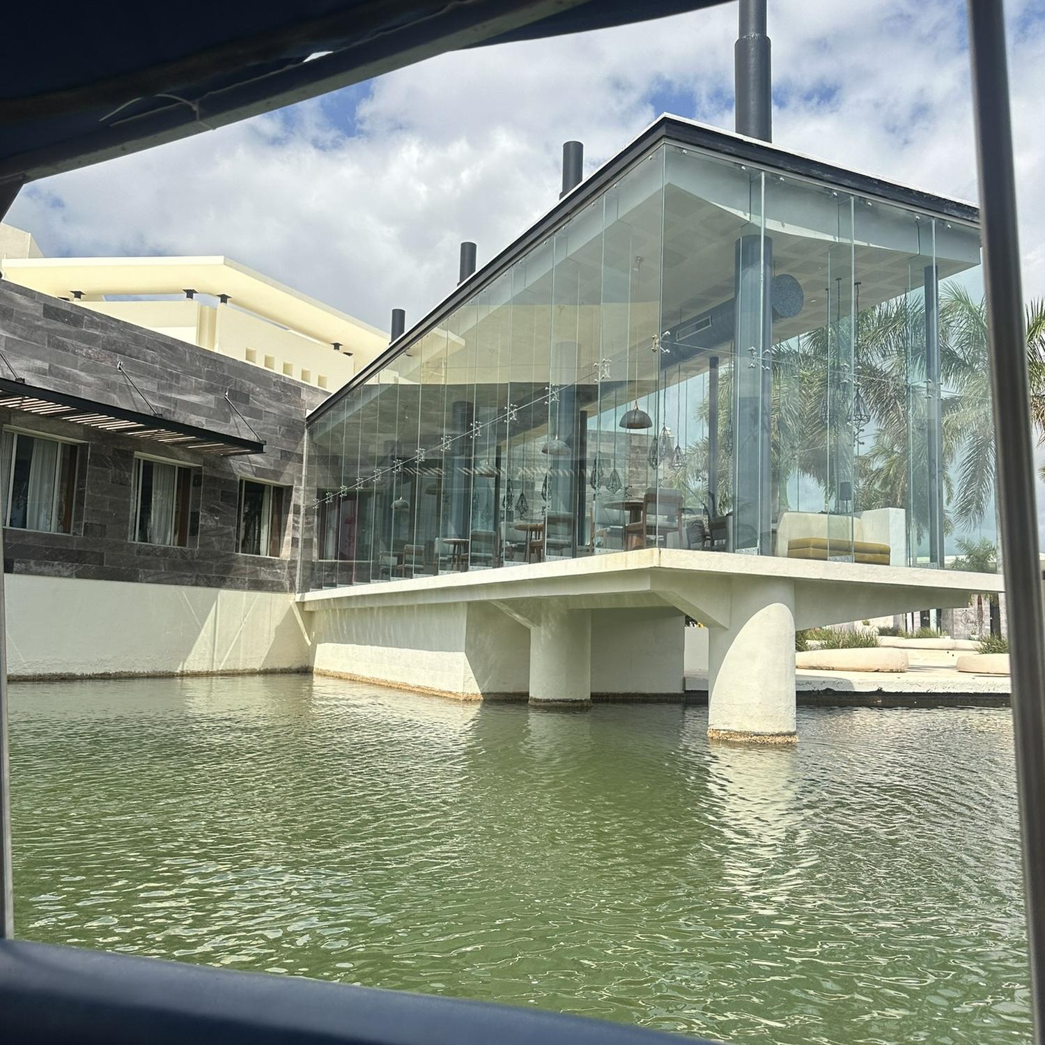 Restaurants literally on the water