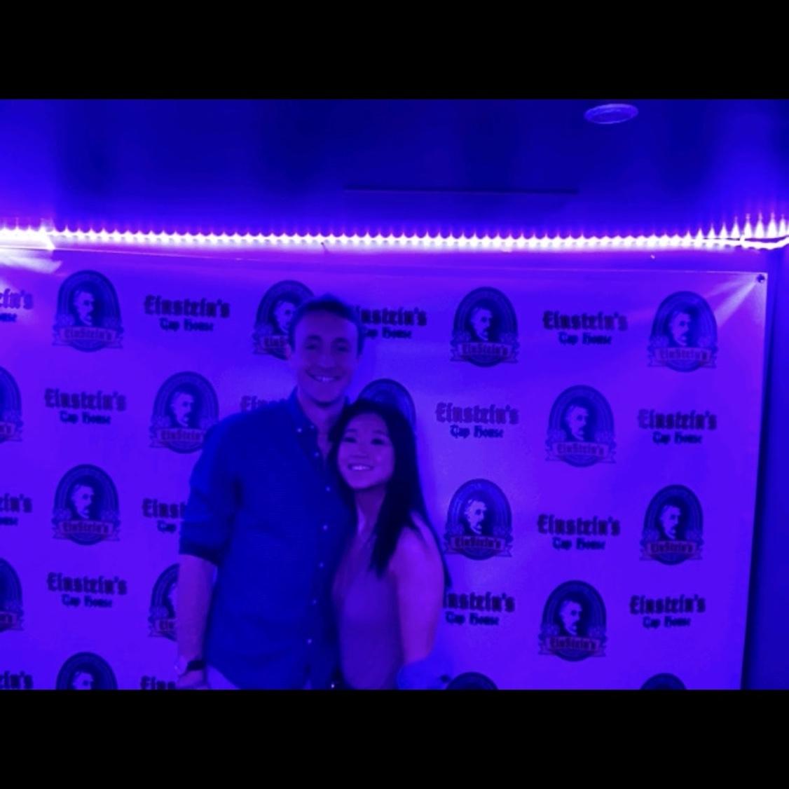 Our first photo as a couple!