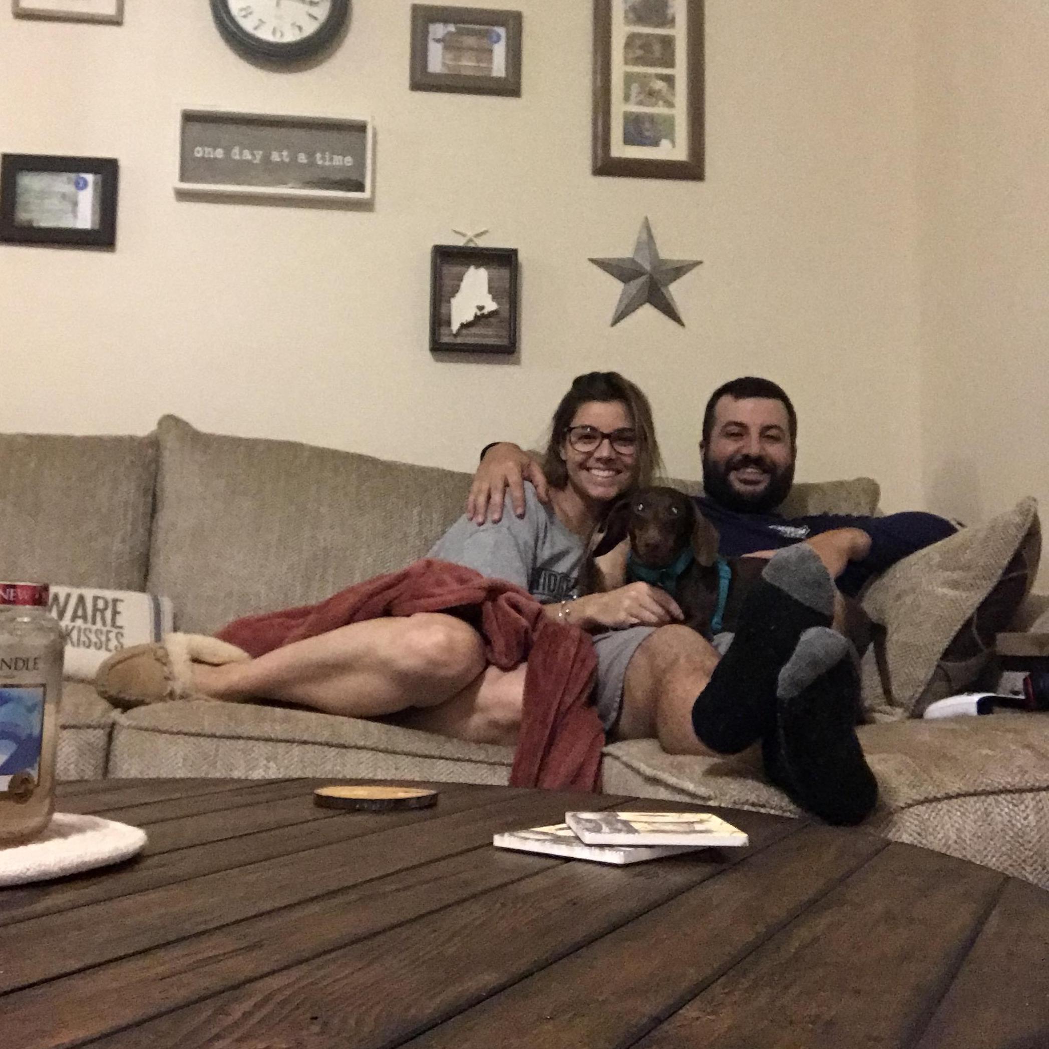 Our first apartment together in Ellsworth, ME, June 2018. Downeast!!