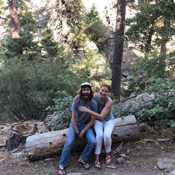 Just goofin' around on a birthday trip to Big Bear.