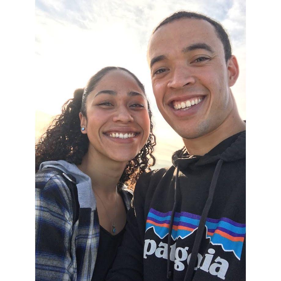 First photo as an official couple (Mount Diablo, CA- November 2020)