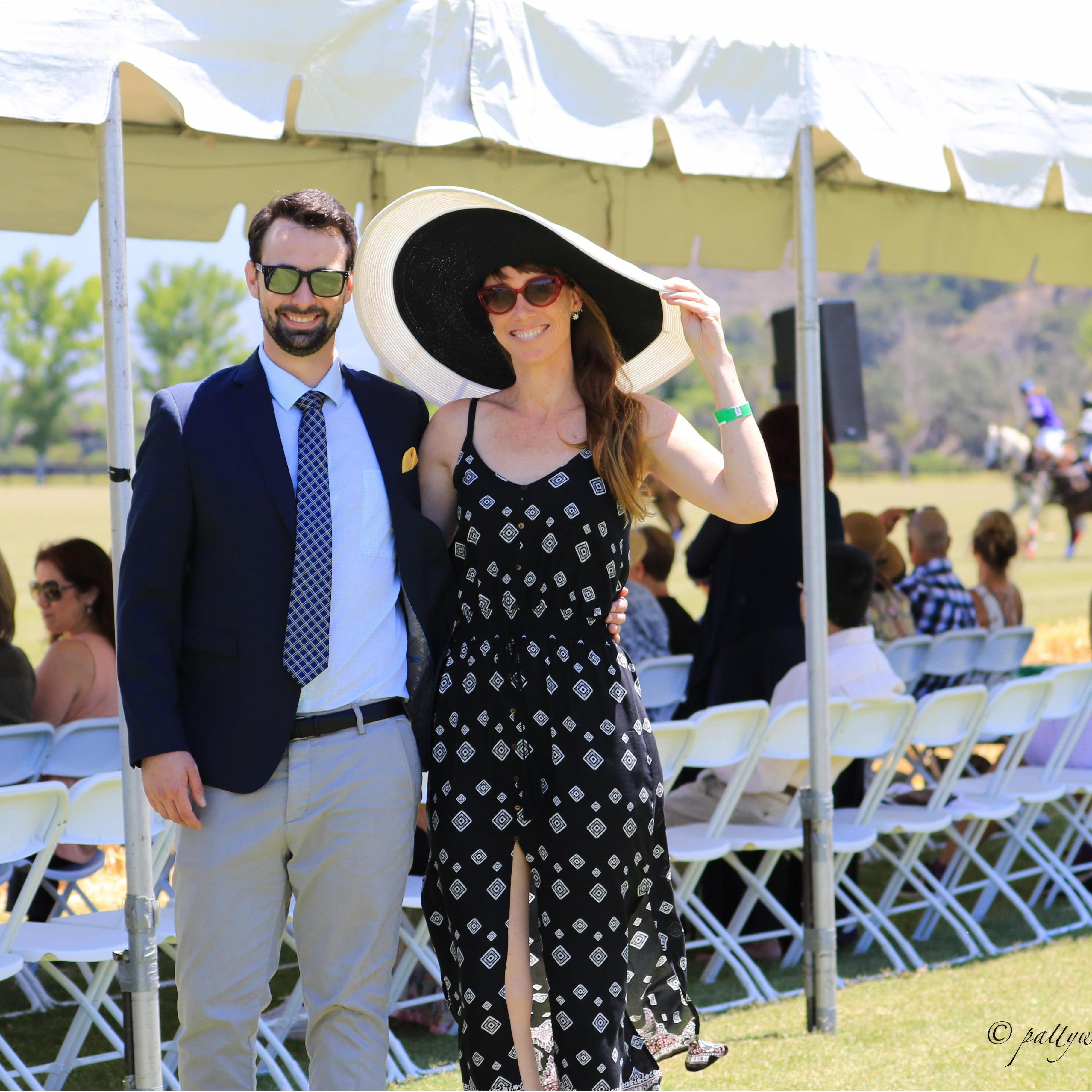 Fancy at the polo match