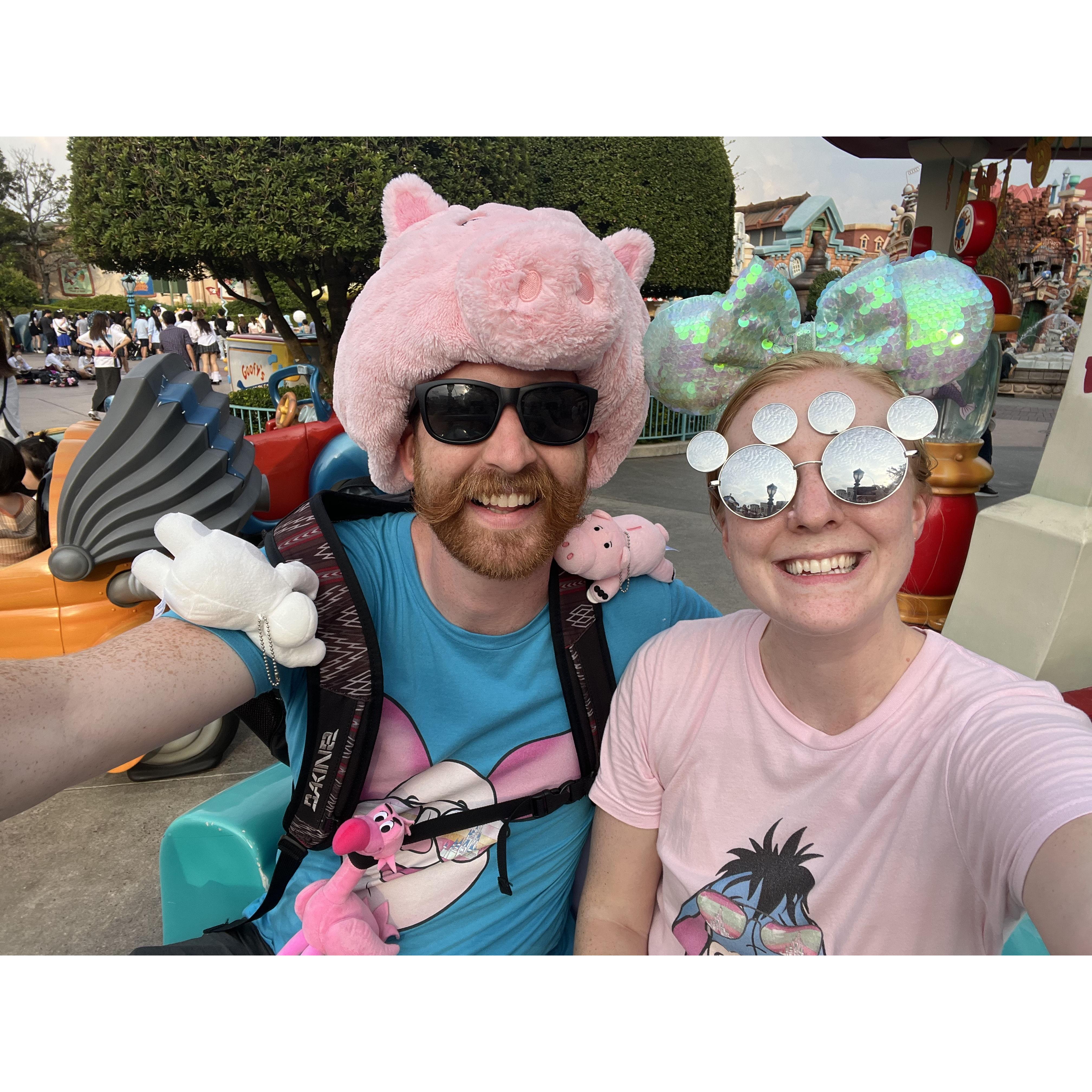 Being goofy at Disney Japan