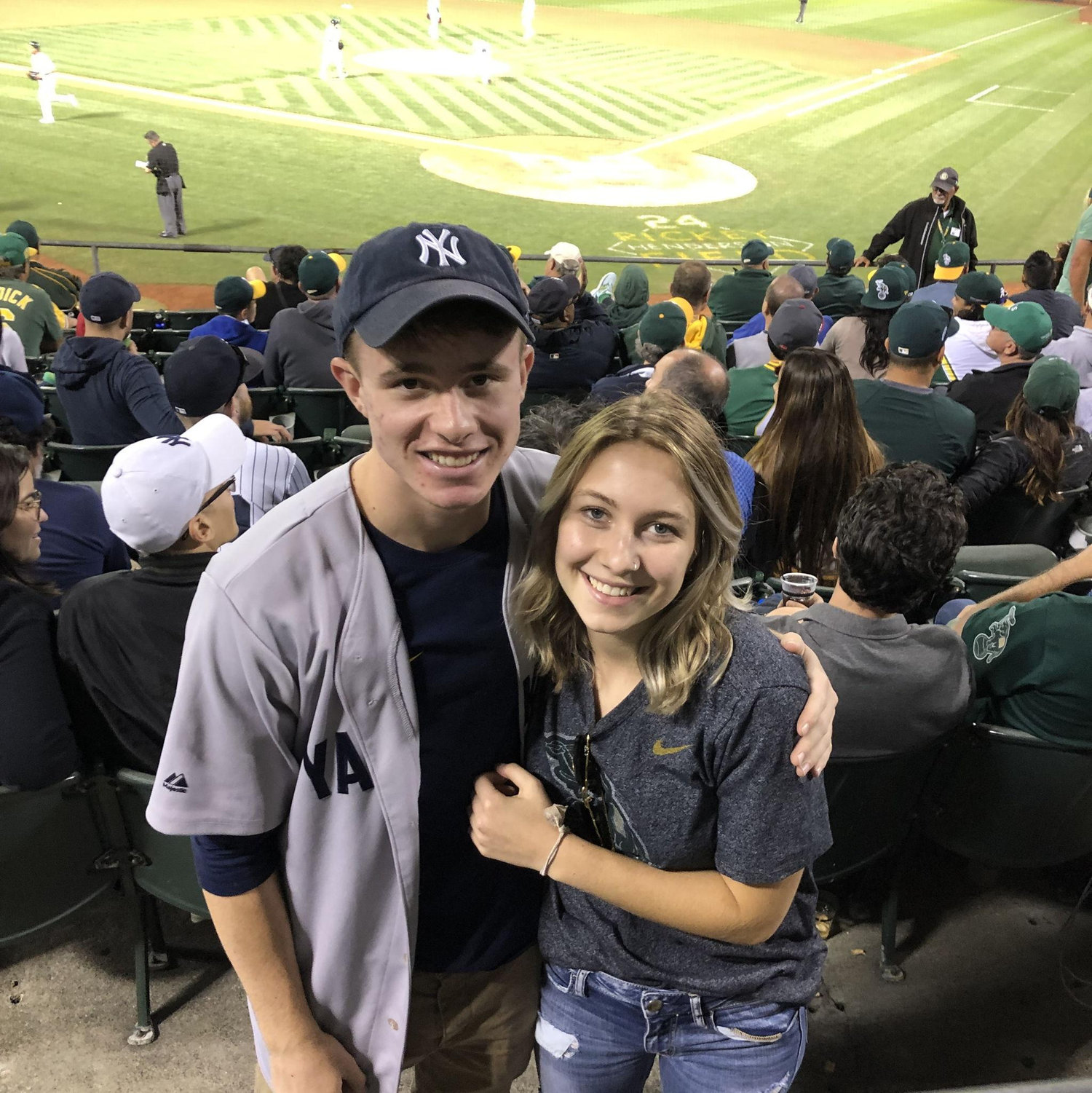 A's - Yankees Game at the Coliseum...A's won, August 2019