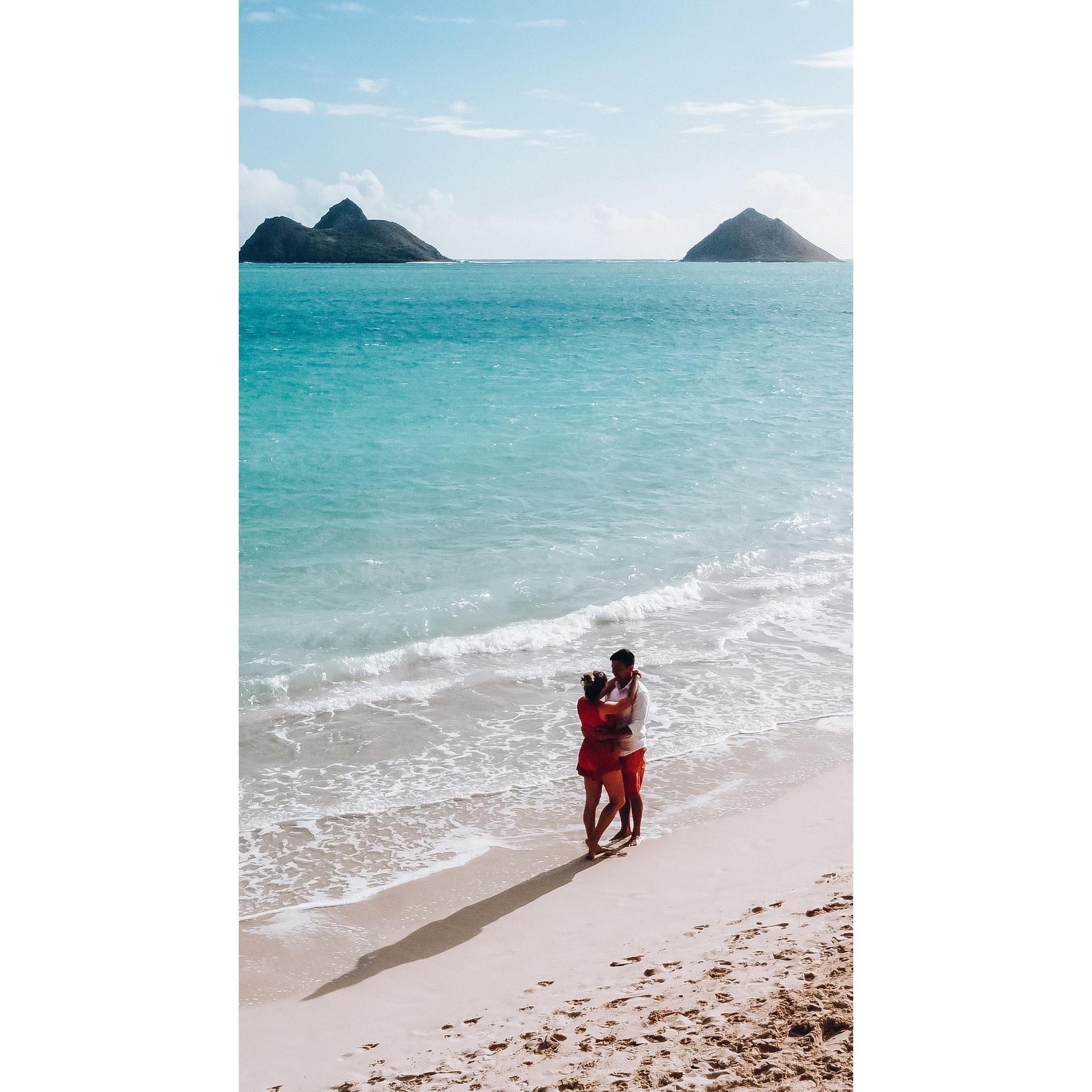 Our first Christmas in person together🎄
Lanikai, 2020