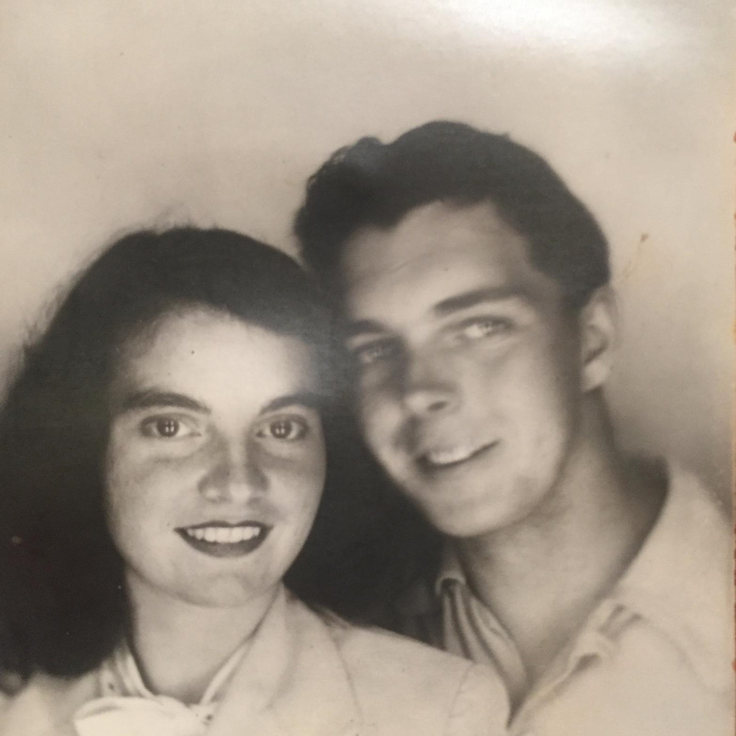 Kathy’s mom and dad in high school - Salem Willows - 1943?