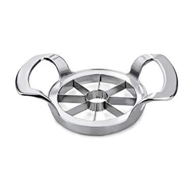 New Star Foodservice 42887 Heavy Duty Commercial Apple Corer and Divider, Silver