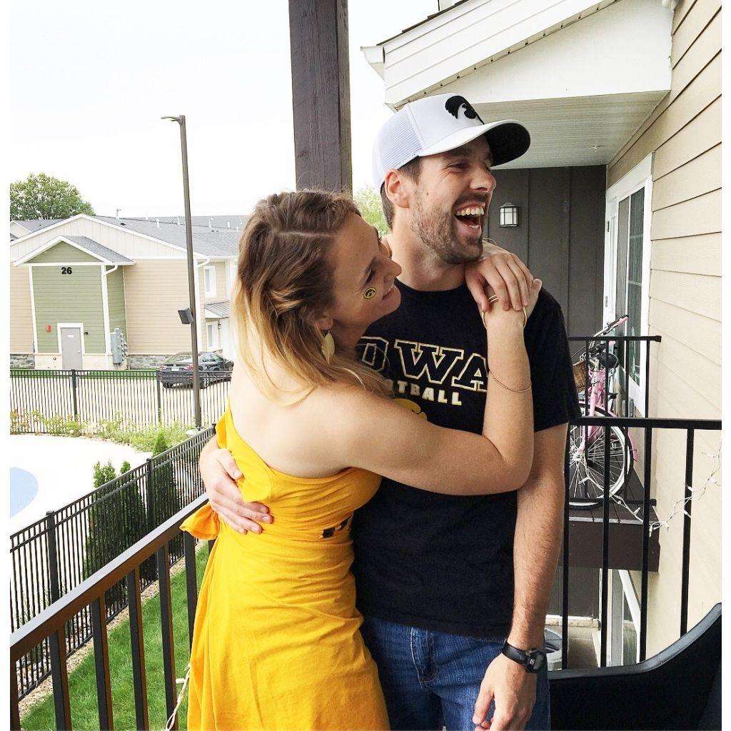 First Iowa Hawkeye tailgate together. Little did we know there'd be many more to come! September 2018