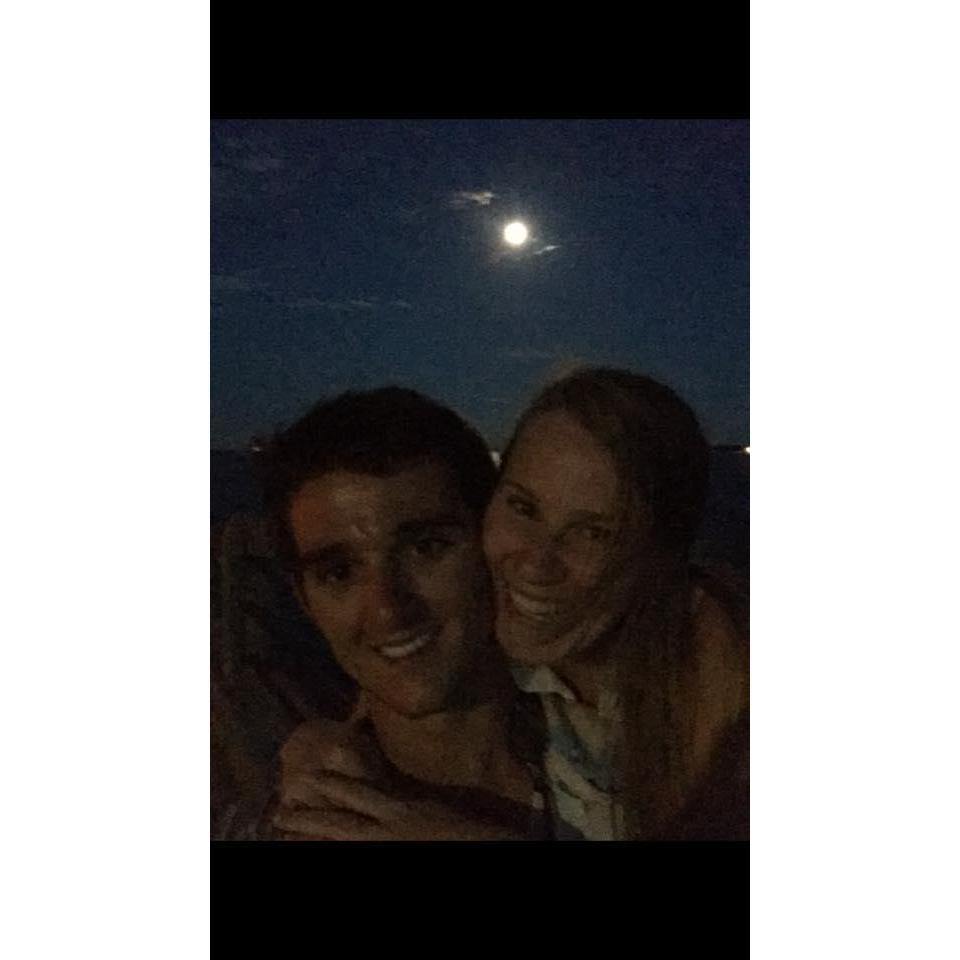 Our first trip to the beach! He warned me that it was the perfect place to fall in love <3