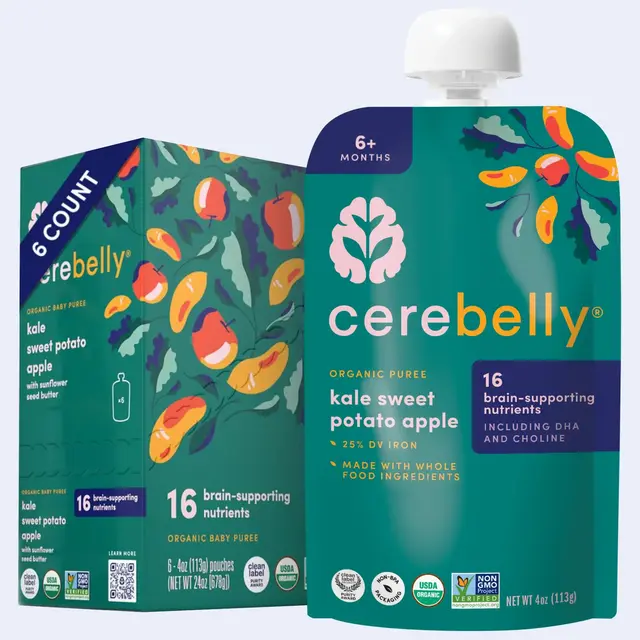 Kale Sweet Potato Apple Puree 6 Pack