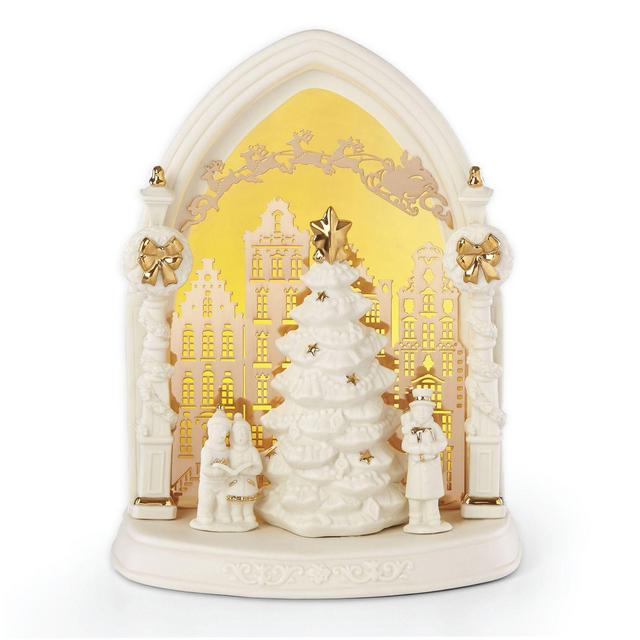 Lenox® Illuminations Lit Town Square Scene in Ivory
