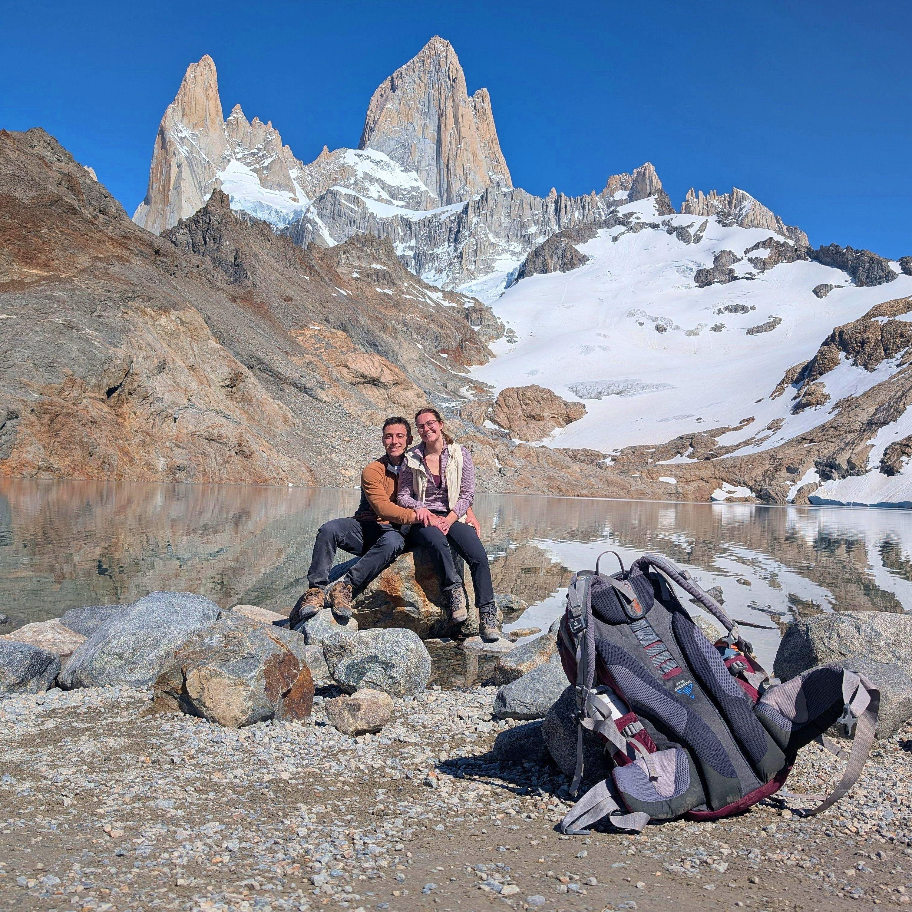 Los mementos antes que la gran pregunta Monte Fitz Roy, Dec. 2024