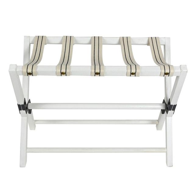 Bee & Willow™ Home Luggage Rack in White Wash