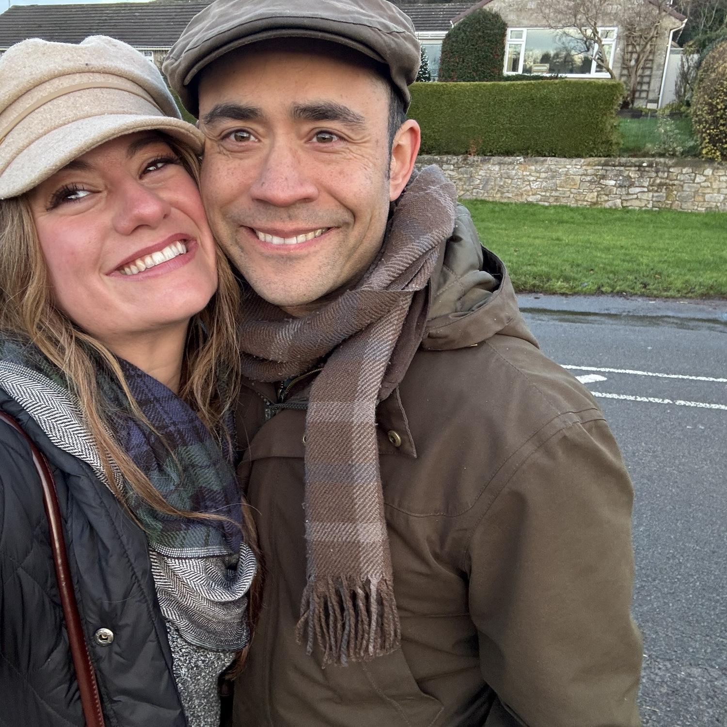 Cold stroll through the peak district visiting Luke in England.
