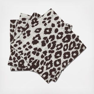 Iconic Leopard Napkin, Set of 4