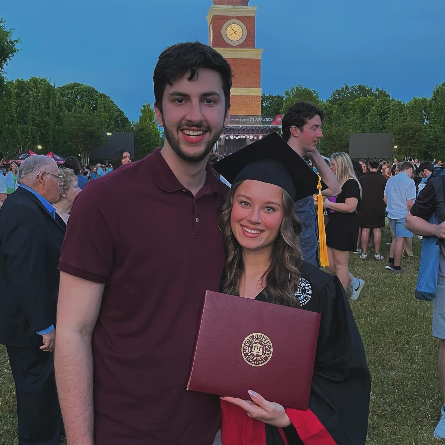 Macie’s graduation day.
