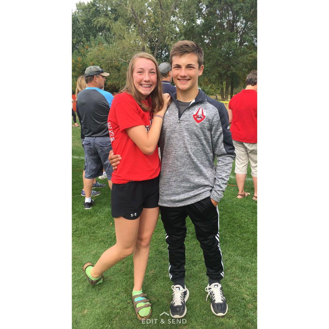 One of the first pictures we took together in 2017! Emett was a freshman in high school and Paige was a sophomore.