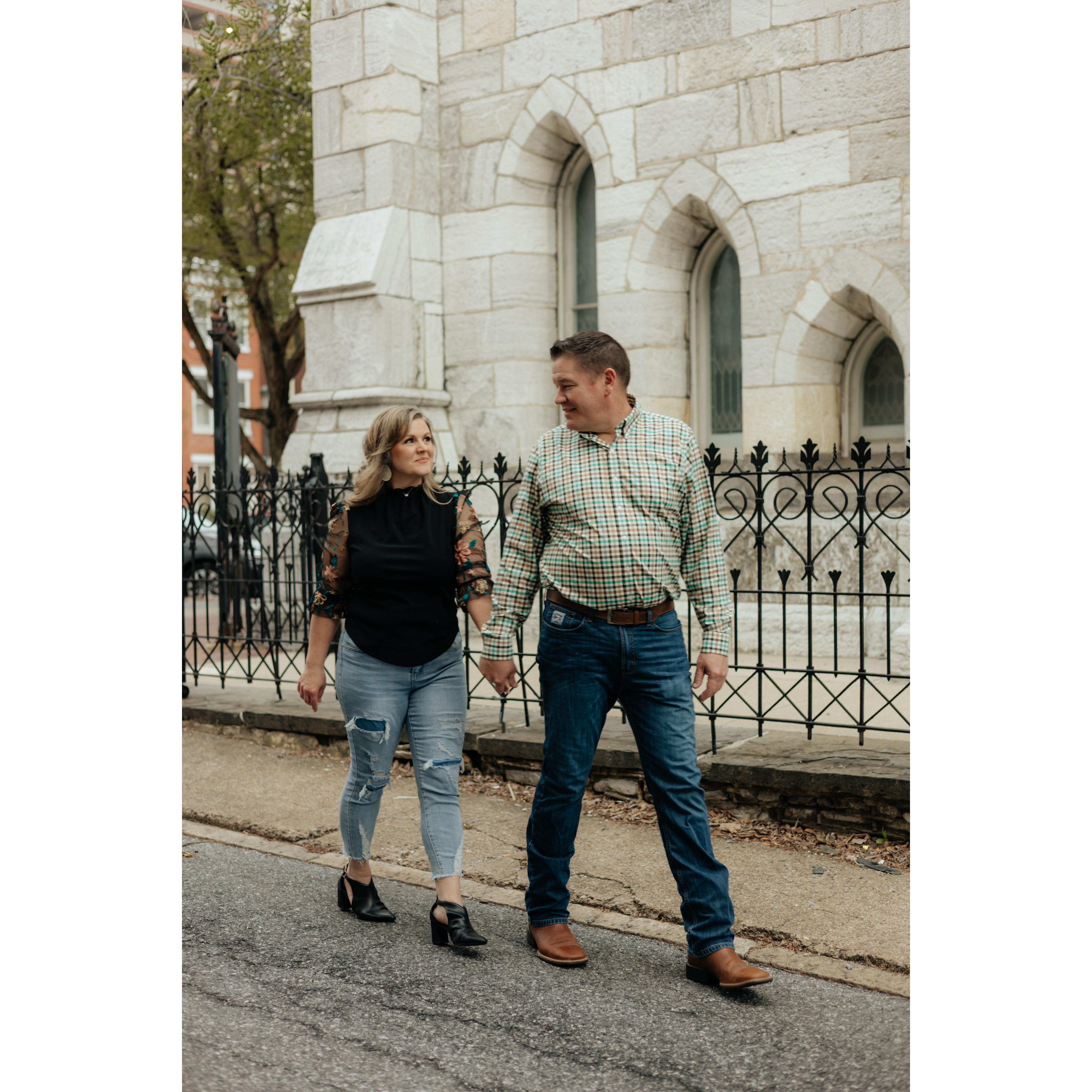 We had so much fun on a rainy March day getting these photos taken in prep for our big day!