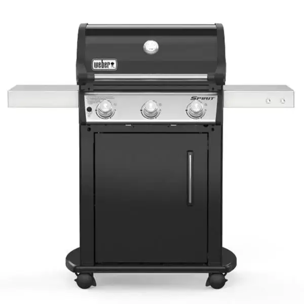 Spirit E-315 3-Burner Liquid Propane Gas Grill in Black