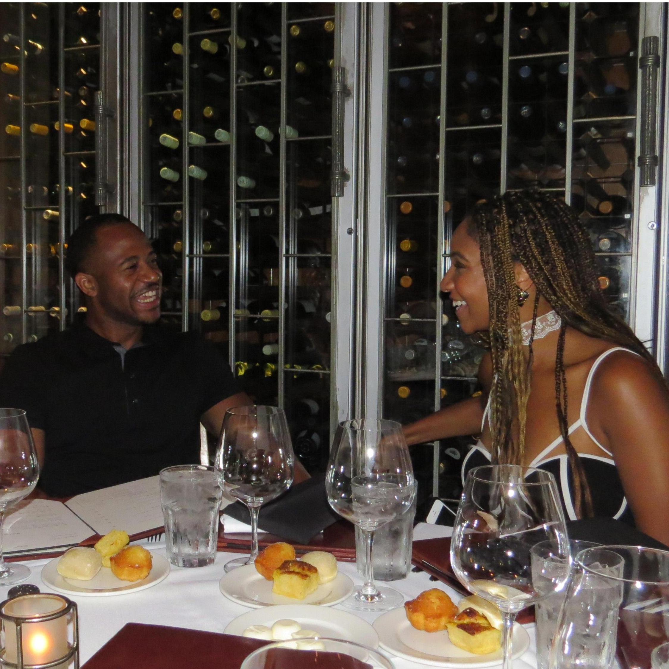Sebastian's surprise birthday dinner in NOLA