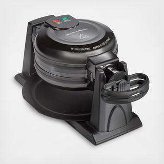 Rotating Double Belgian Waffle Maker