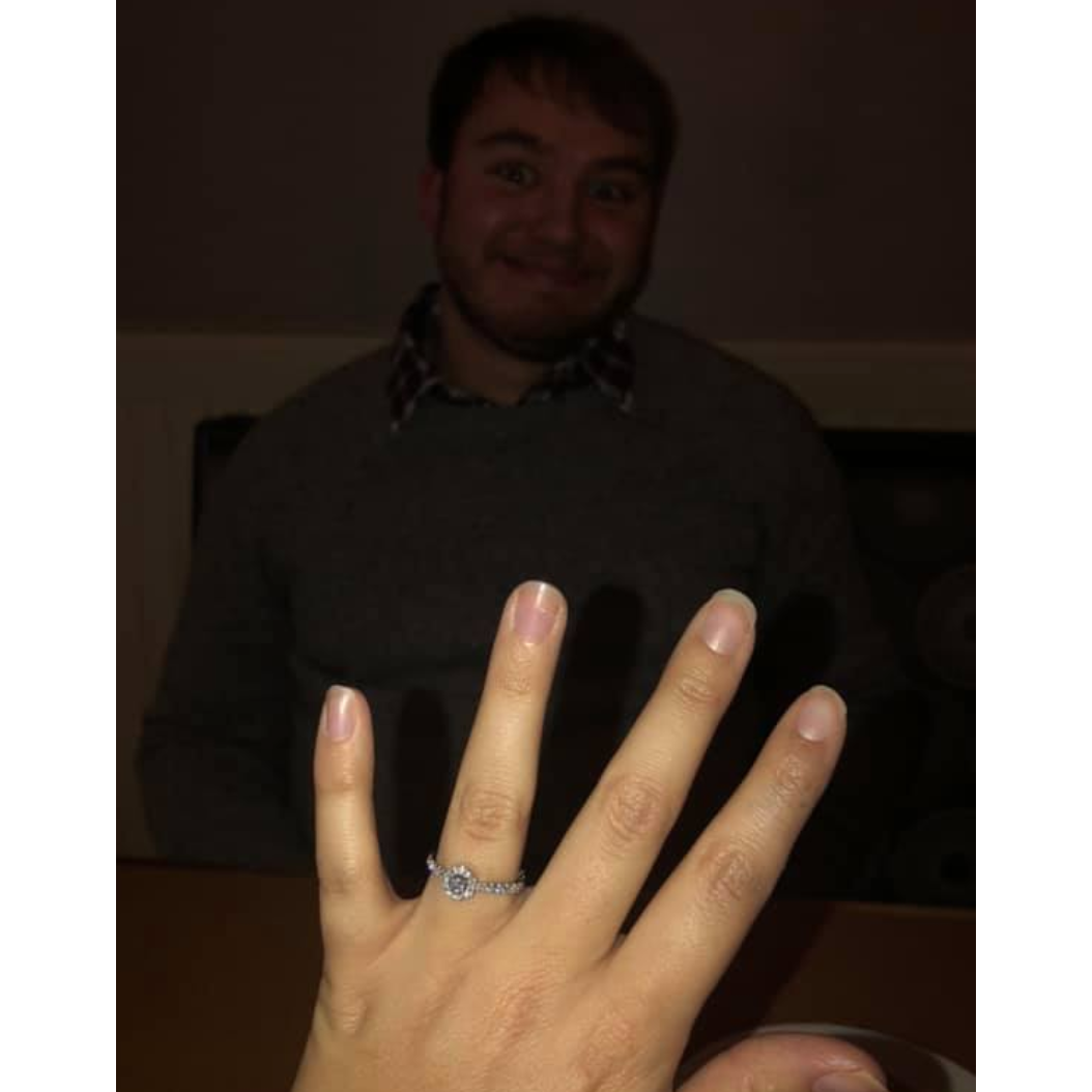 I said YES!!!  December 22, 2018!