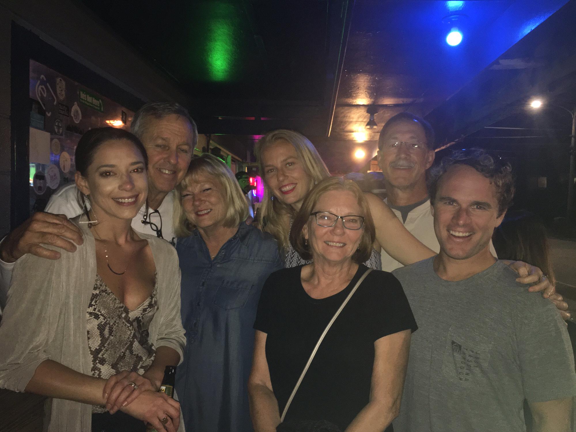 Hanging out with the fam