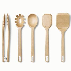 Utensil Set | 5-Piece Wooden Cooking Utensils