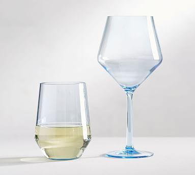 Happy Hour Acrylic Wine Glasses - set of 4
